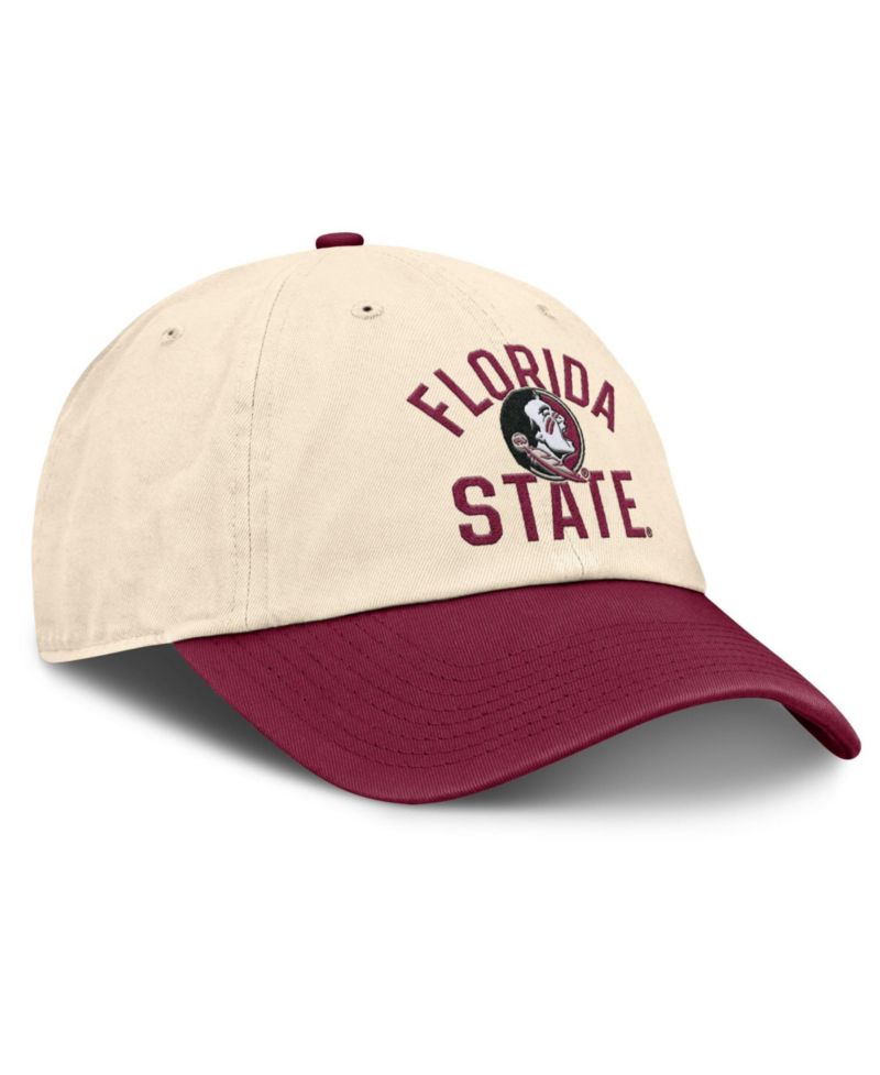 Men's and Women's Natural Florida State Seminoles 2026 Primetime Natural 2-Tone Club Adjustable Hat