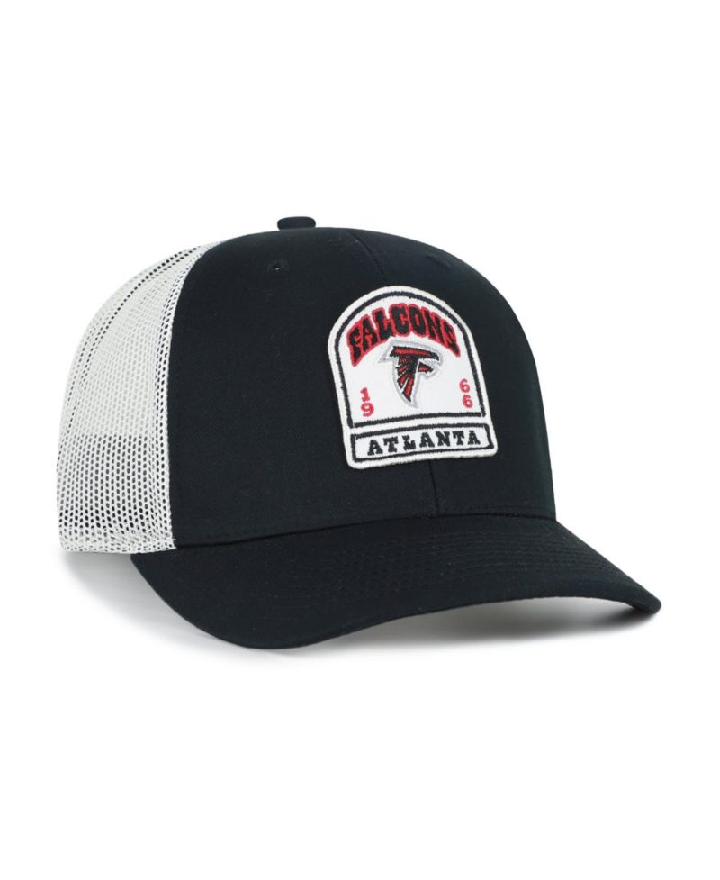 Men's '47 Black Atlanta Falcons Headstone Trucker Adjustable Hat