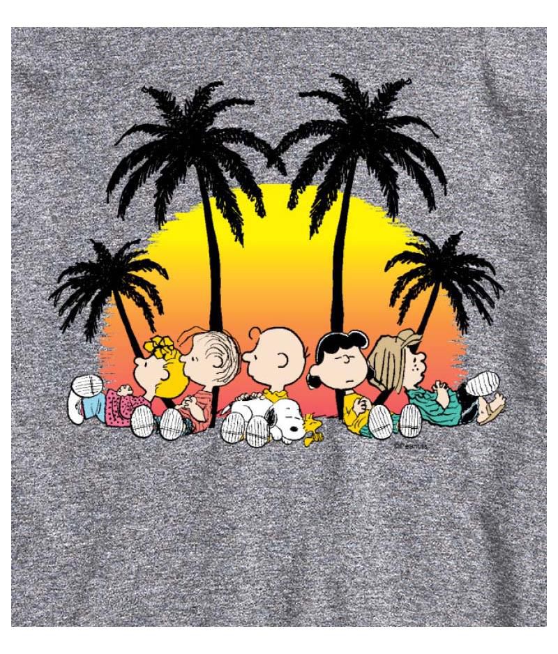 Hybrid Apparel Peanuts Summer Mens Short Sleeve Tee