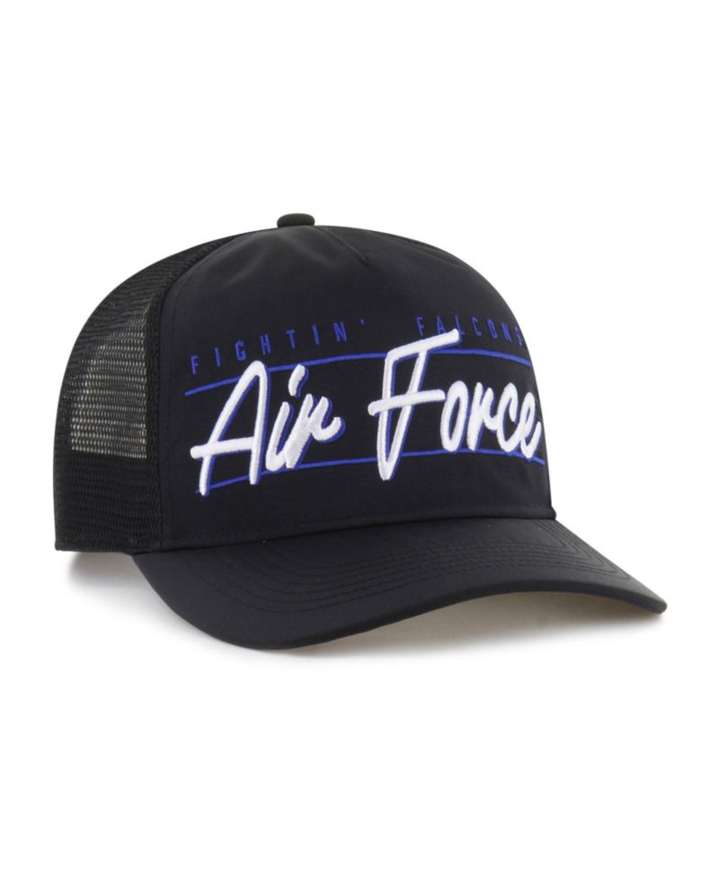 Men's and Women's '47 Black Air Force Falcons brrr&deg; Condor Mesh Hitch Adjustable Hat
