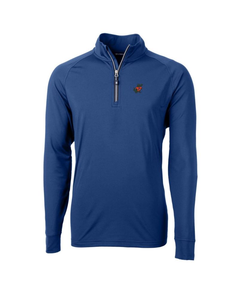 Men's Royal Florida Gators Adapt Eco Knit Stretch Quarter-Zip Pullover