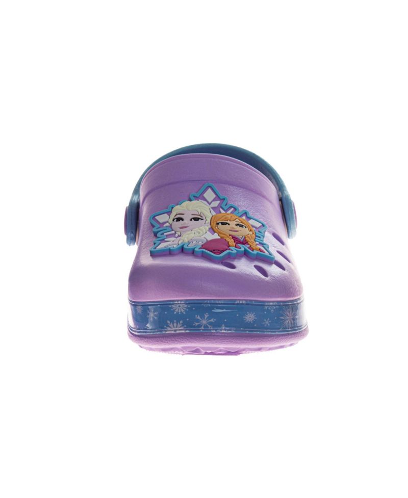 Toddler Girls' and Girls' Frozen Elsa and Anna Shimmering Snowflake Clogs