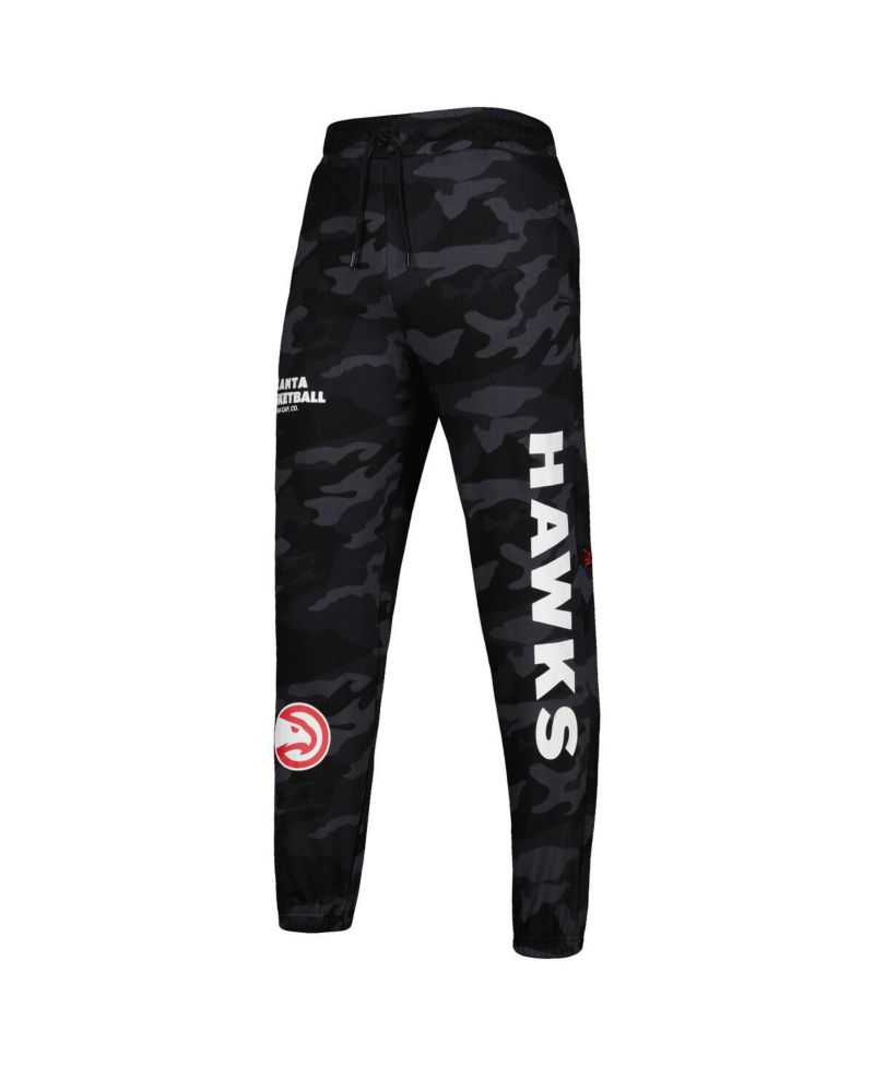 Men's Black, Camo Atlanta Hawks Tonal Joggers