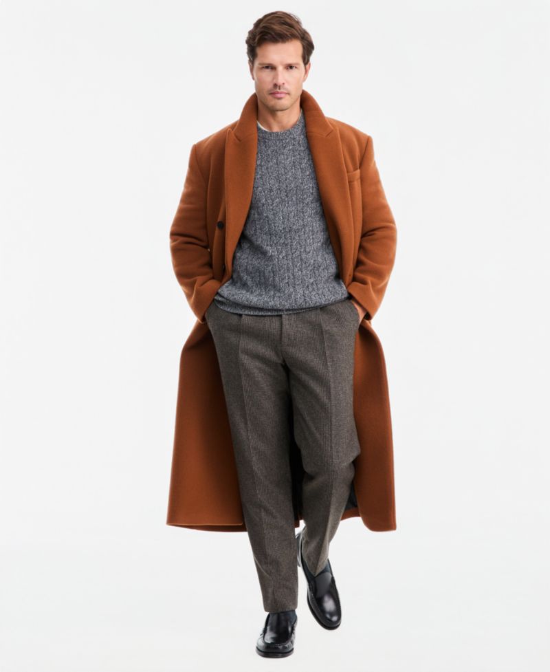 Men's Premium Cashmere Cable-Knit Crewneck Sweater, Macy's Exclusive