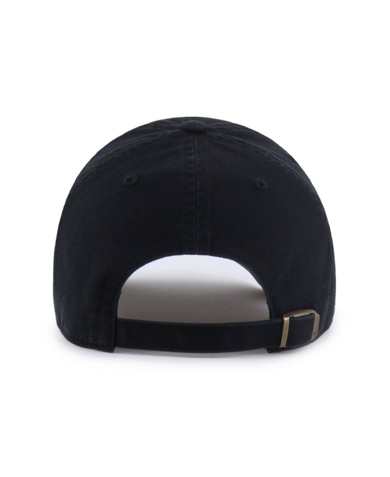 Men's '47 Black Houston Rockets Alternate Clean Up Adjustable Hat