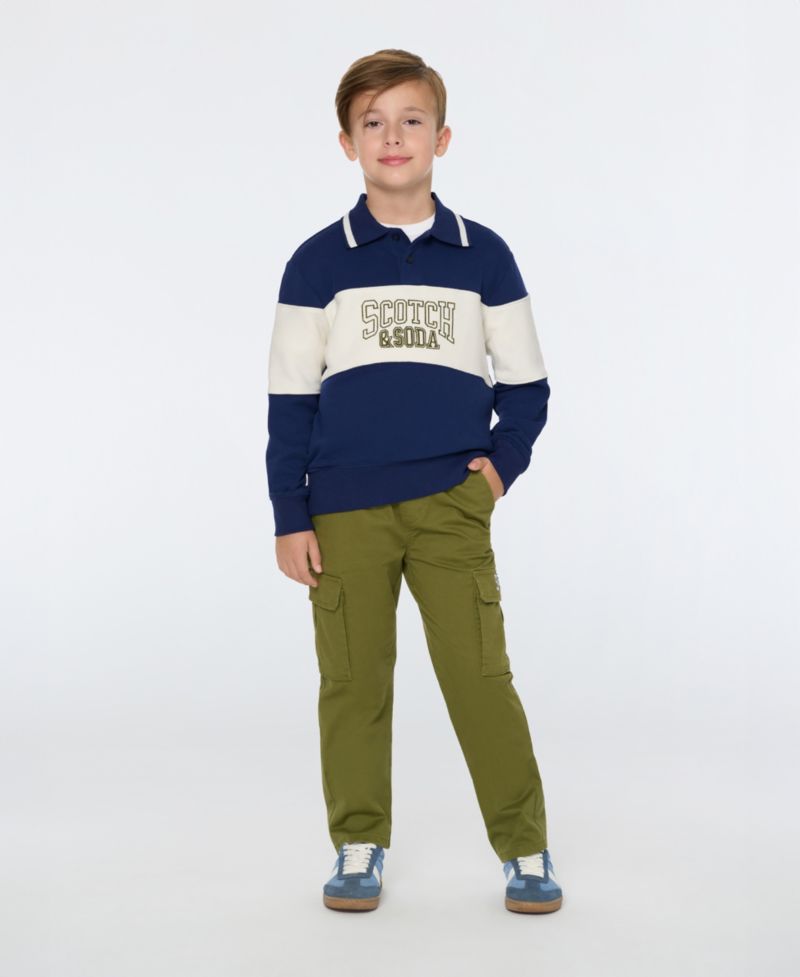 Big Boys Stretch Cotton Twill Pant