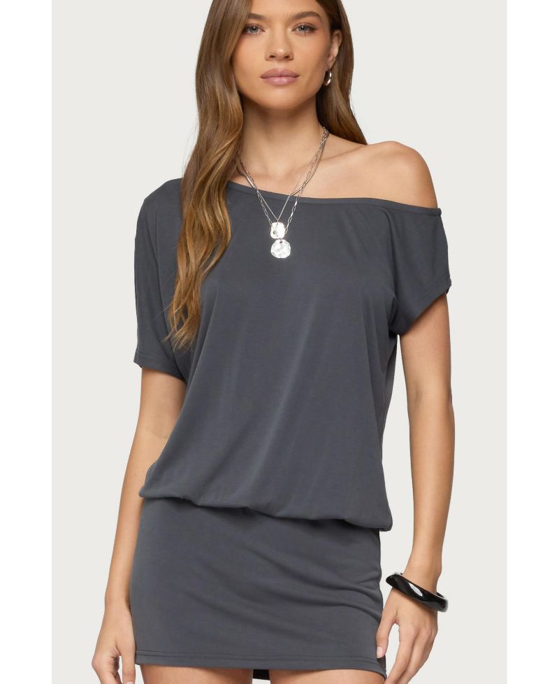 Womens Sevie Off Shoulder Mini Dress