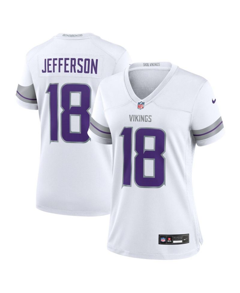 Women's Justin Jefferson Minnesota Vikings Alternate Game Player Jersey