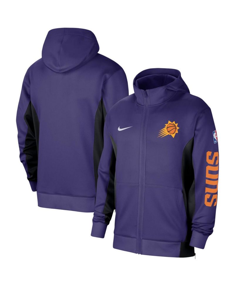 Men's Purple Phoenix Suns 2023/24 Authentic Showtime Full-Zip Hoodie