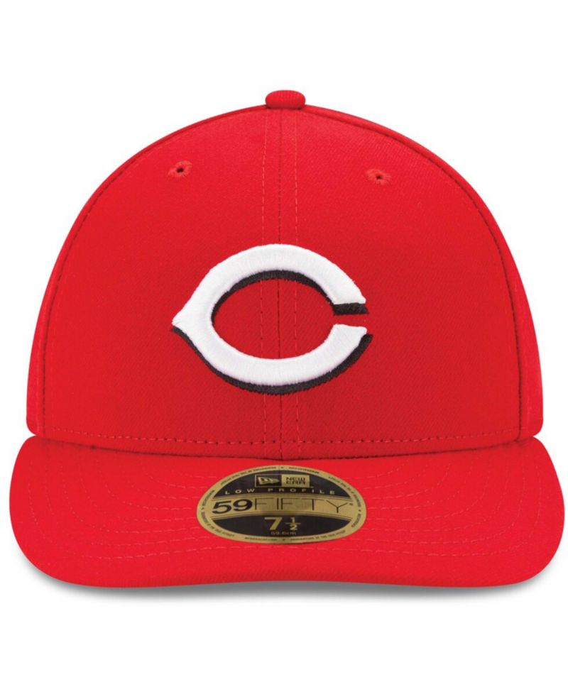 Men's Cincinnati Reds Authentic Collection On Field Low Profile Home 59FIFTY Fitted Hat