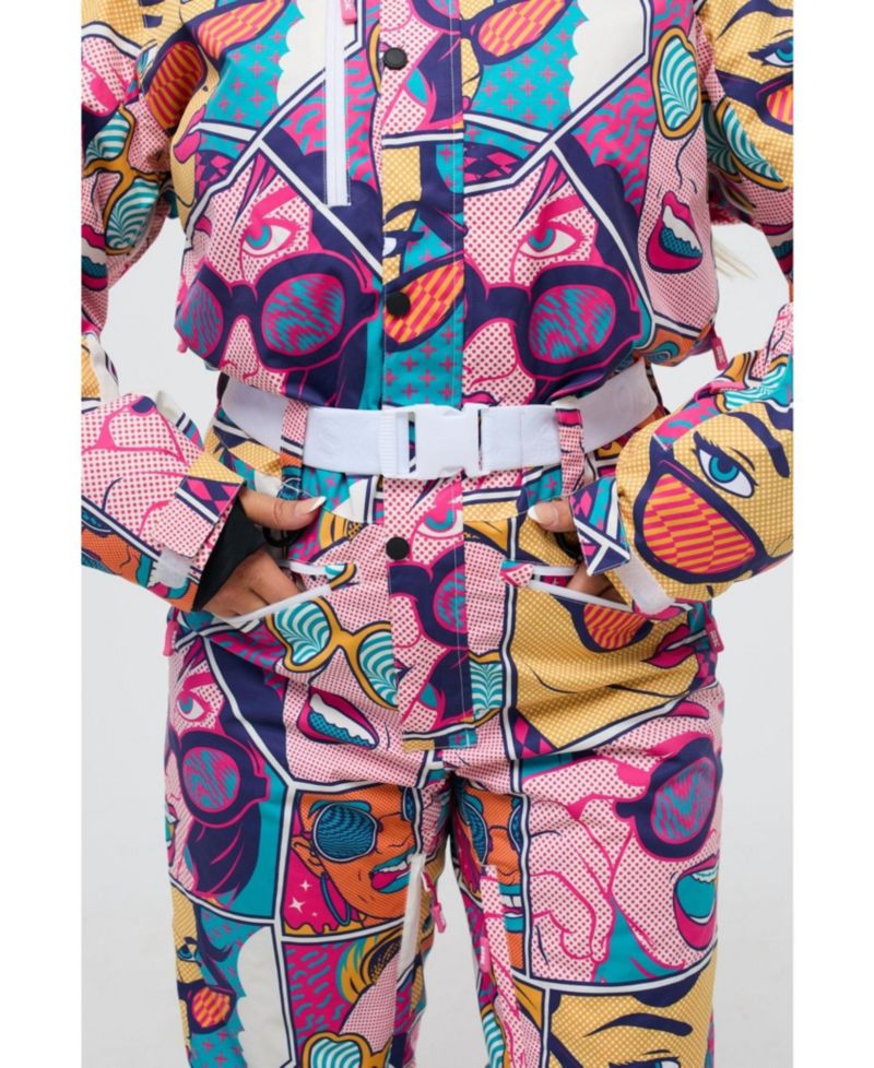 Women's Comic Book Candy - Shaped Ski Suit