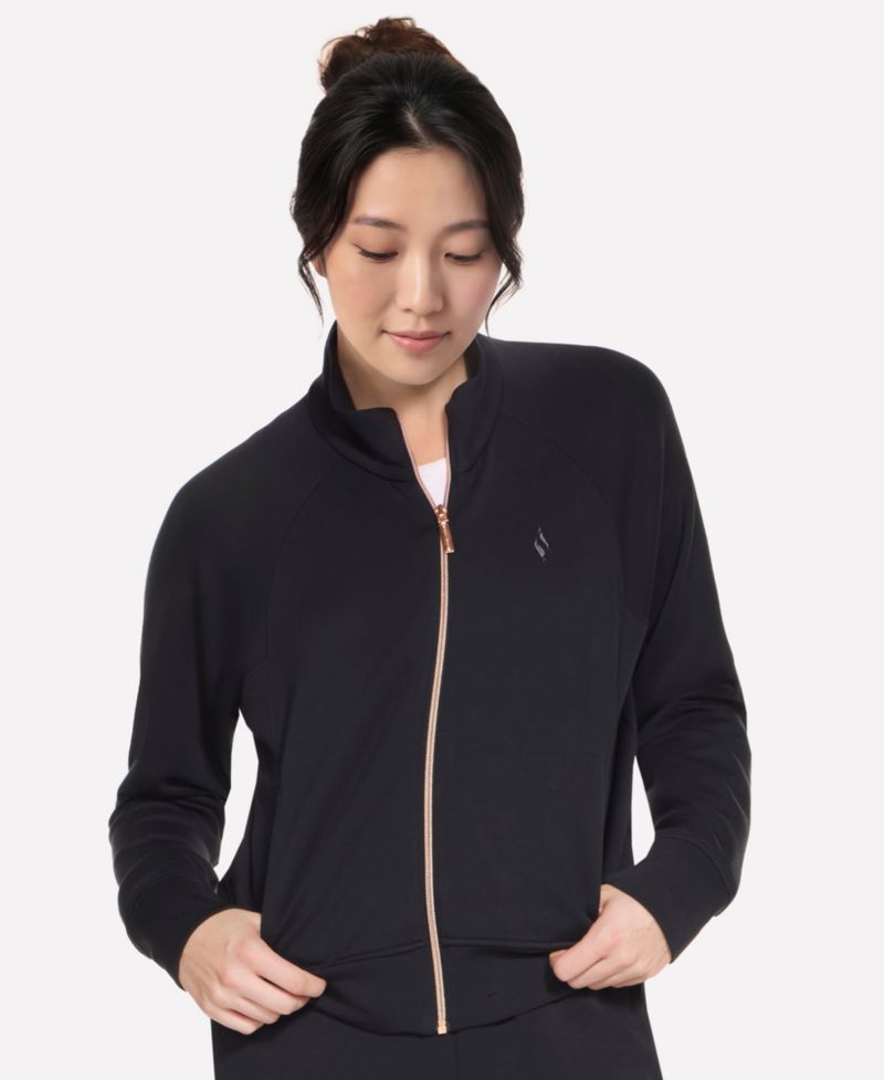 Women's Cozy Luxe Full-Zip Mock-Neck Jacket