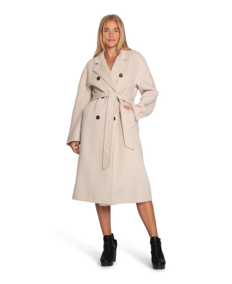 Women's Real Love Double Breasted Maxi Coat