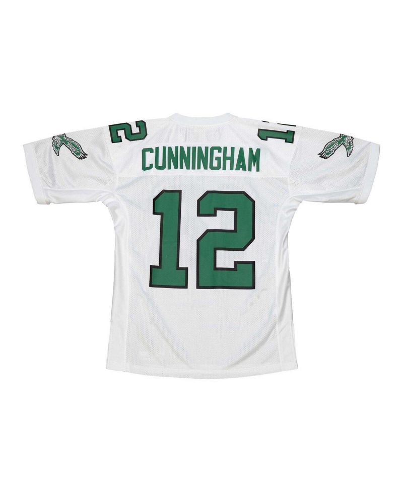 Men's Randall Cunningham White Philadelphia Eagles 1992 Authentic Jersey