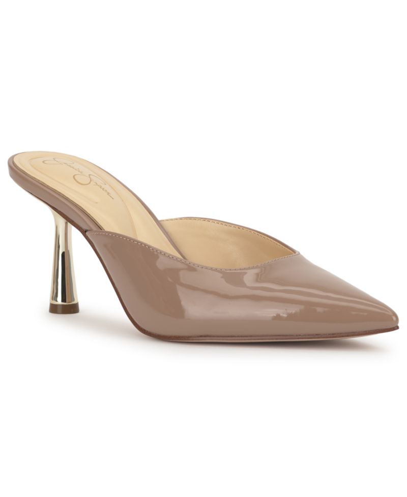 Women's Xia Mid-Heel Mule Pumps