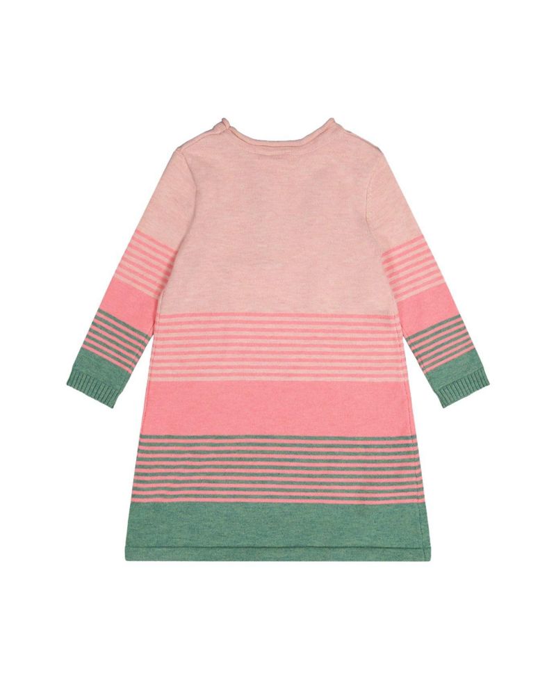 Little and Big Girl 6-8 Knitted Stripe Dress