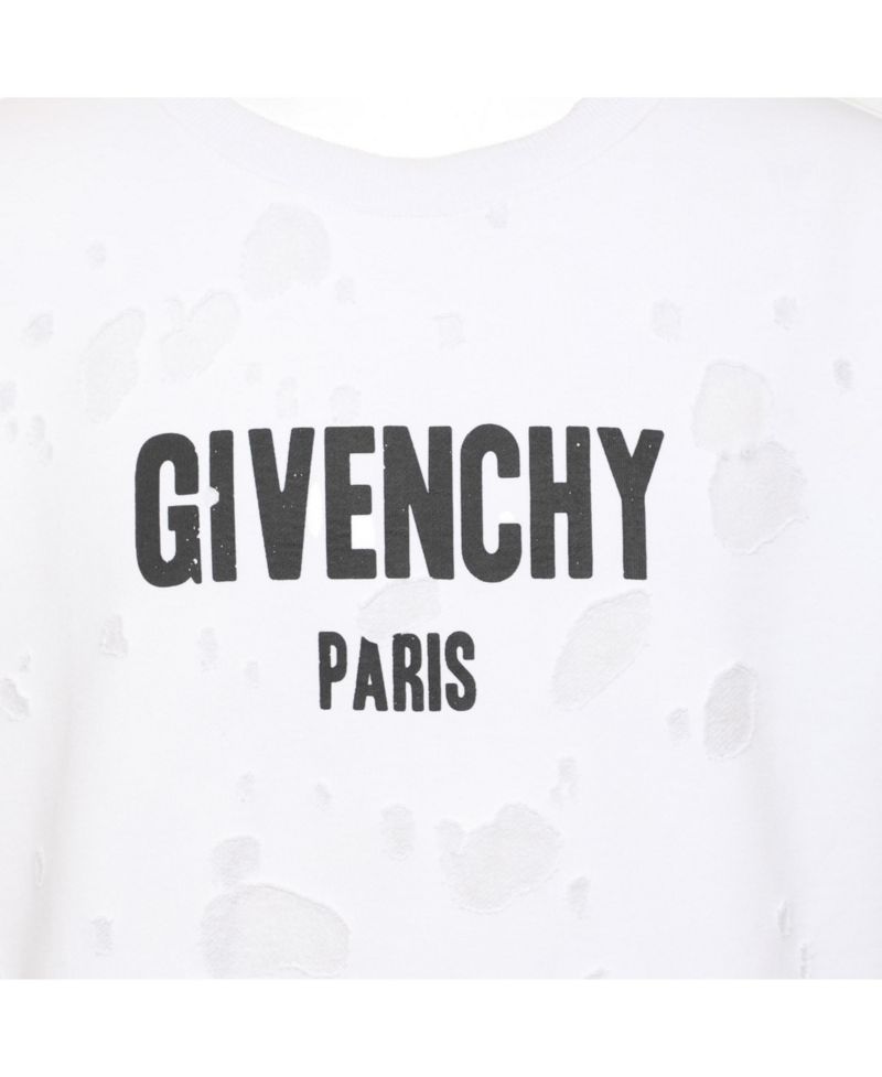 Men's Jersey Distressed Logo Sweater