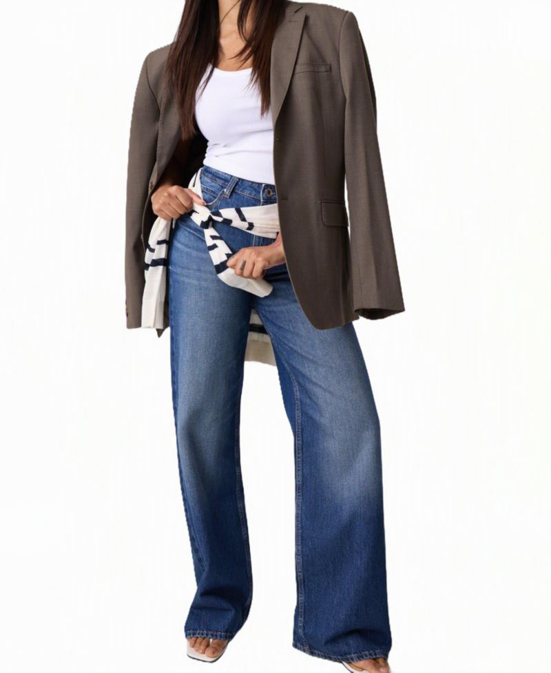 Women's High-Rise Wide-Leg Jeans