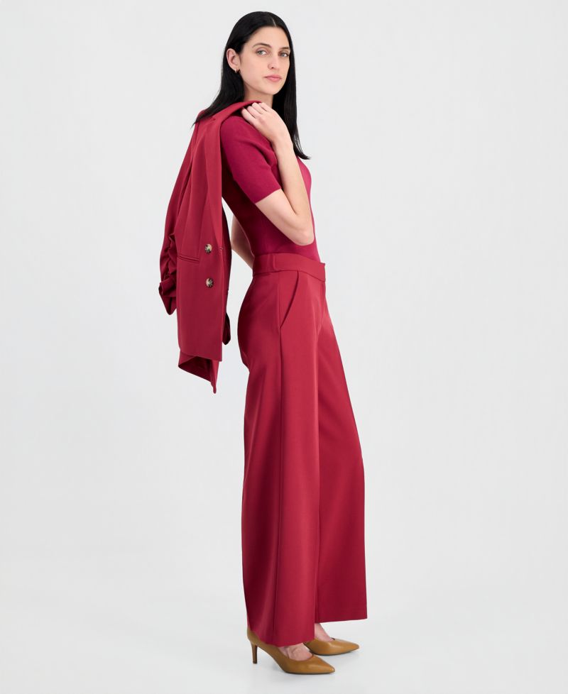 Women's Clean-Waist Wide-Leg Pants