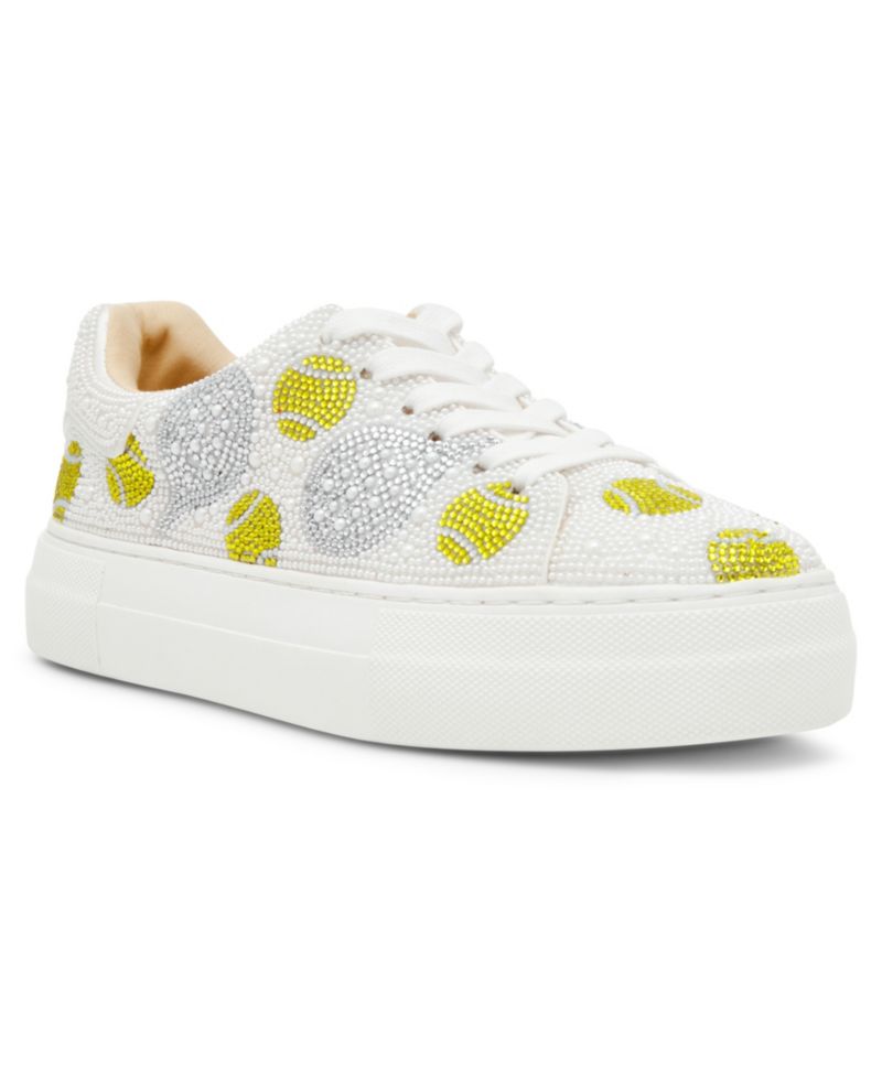 Betsey Johnson Women's Sidny Lace-Up Platform Sneakers
