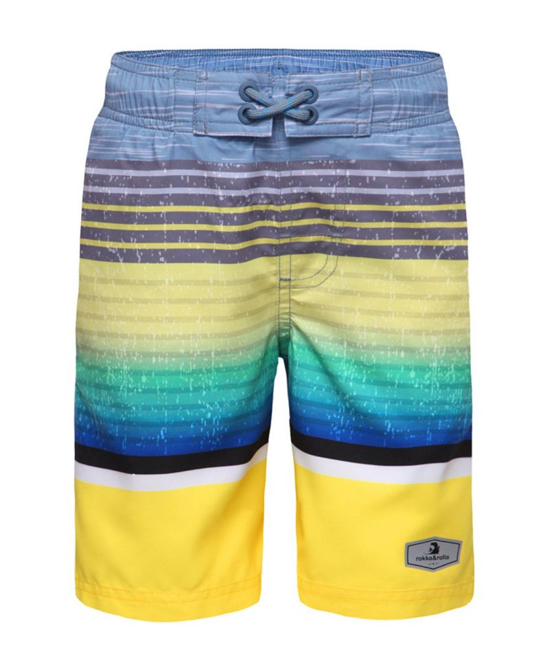 Big Boys Quick Dry Drawstring Swim Trunks Board Shorts with Mesh Lining UPF50+ XS-XXL