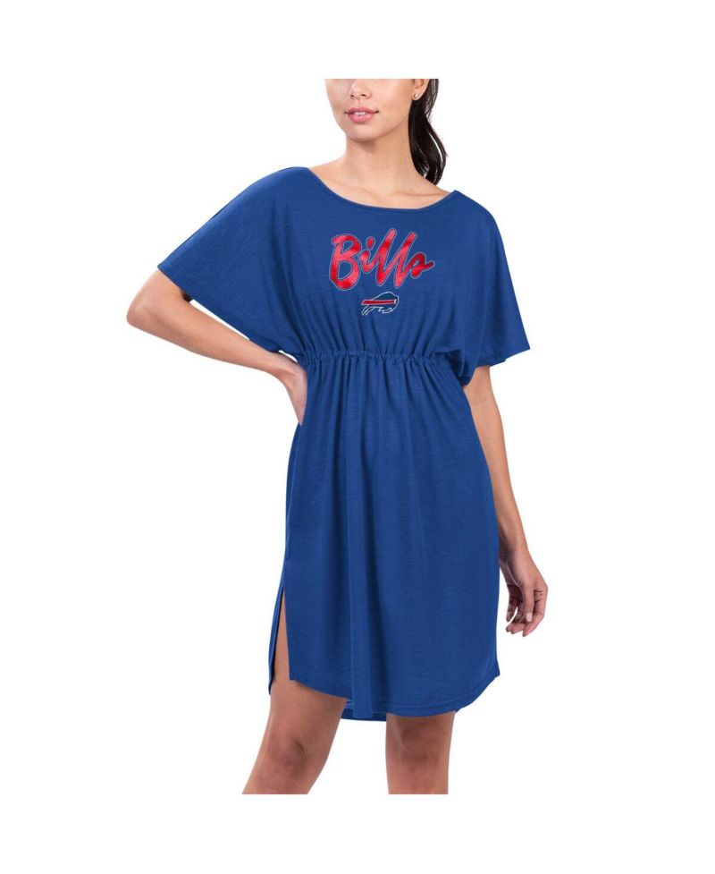 Women's Royal Buffalo Bills Versus Swim Cover-Up