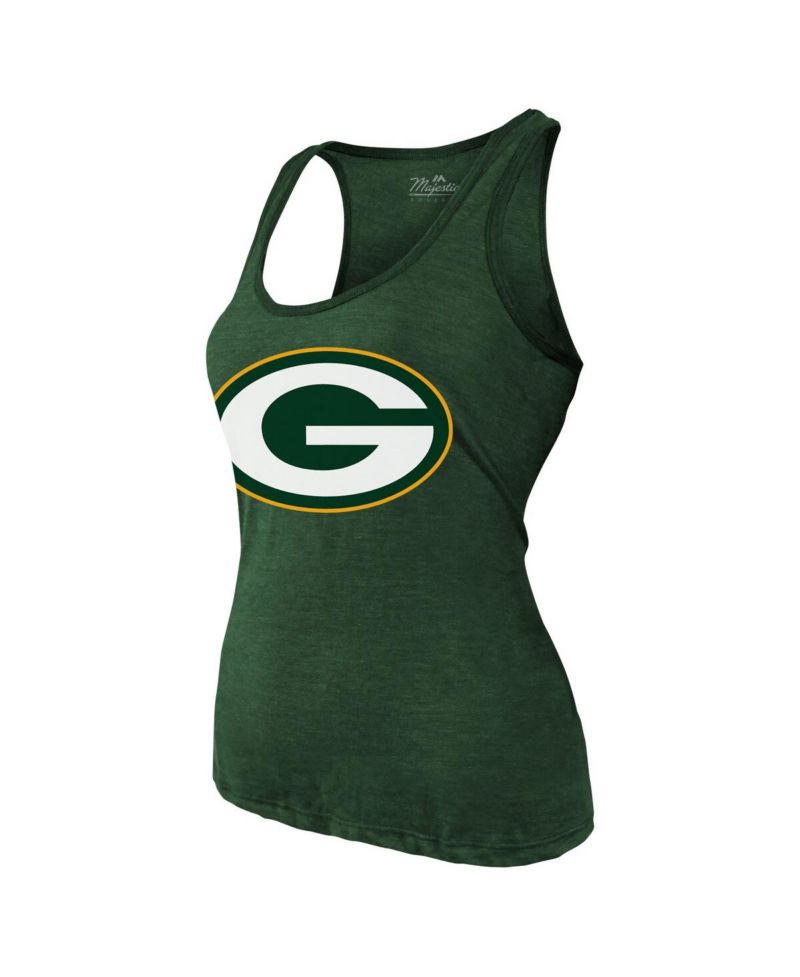Women's Jordan Love Green Green Bay Packers Name & Number Tri-Blend Tank Top