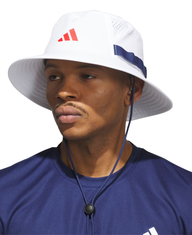 Men's Adjustable-Drawstring Wide-Brim Victory 5 Bucket Hat