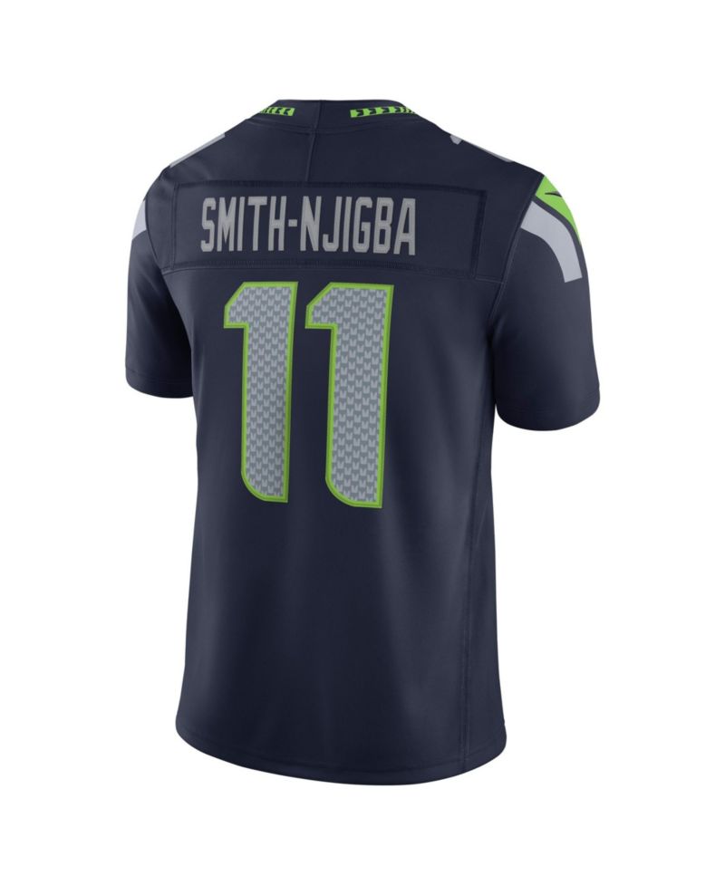 Men's Jaxon Smith-Njigba College Navy Seattle Seahawks Vapor F.U.S.E. Stitched Limited Jersey