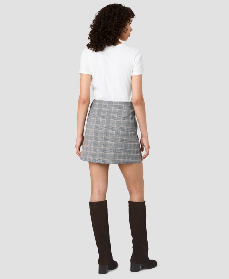 Women's Mini Fitted Zip Skirt
