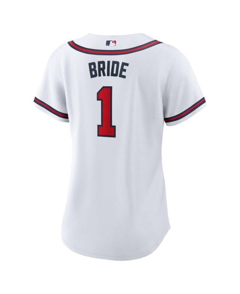 Women's Atlanta Braves V-Neck Short-Sleeve Jersey