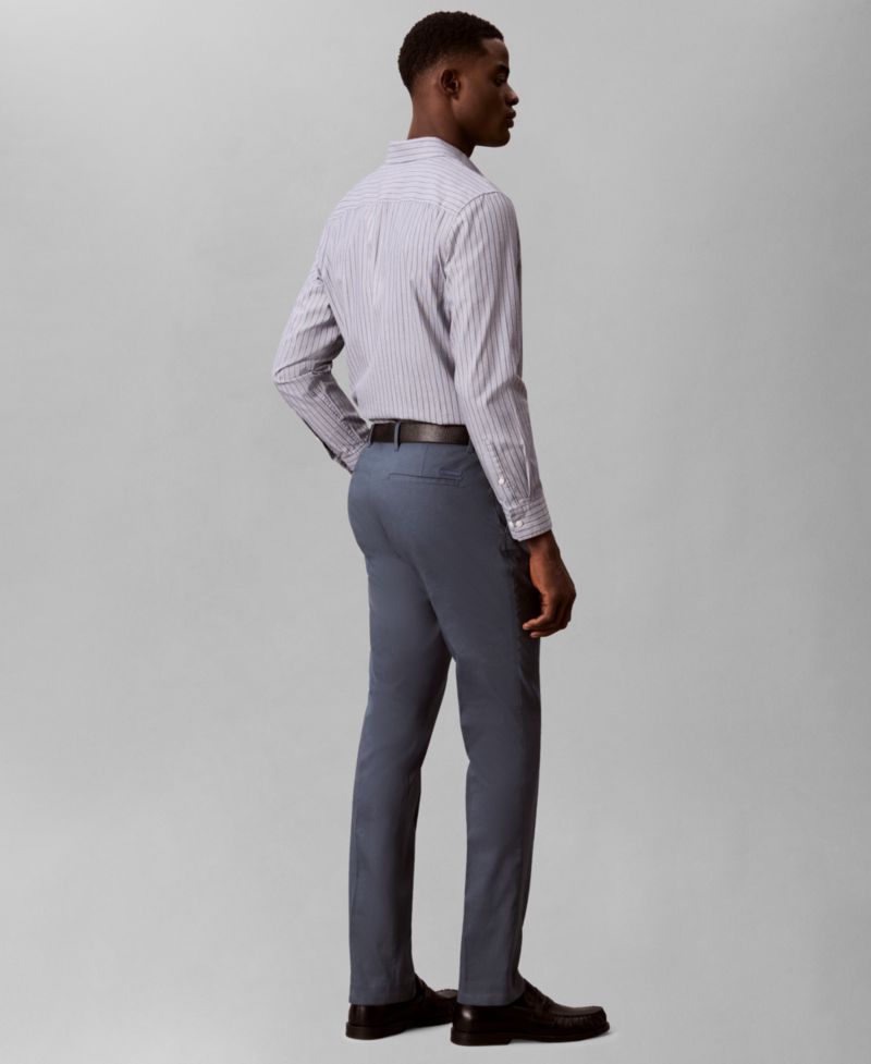 Men's Linen Blend Slim-Fit Pants