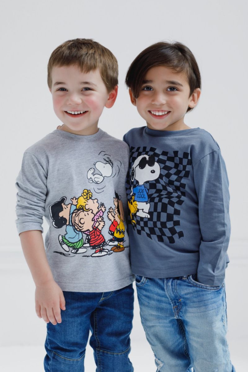 Toddler Boys Woodstock 2 Pack Long Sleeve T-Shirts