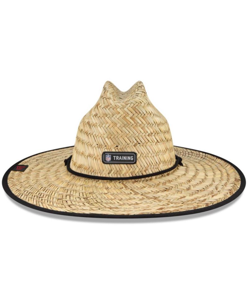 Men's Natural Atlanta Falcons 2021 NFL Training Camp Official Straw Lifeguard Hat