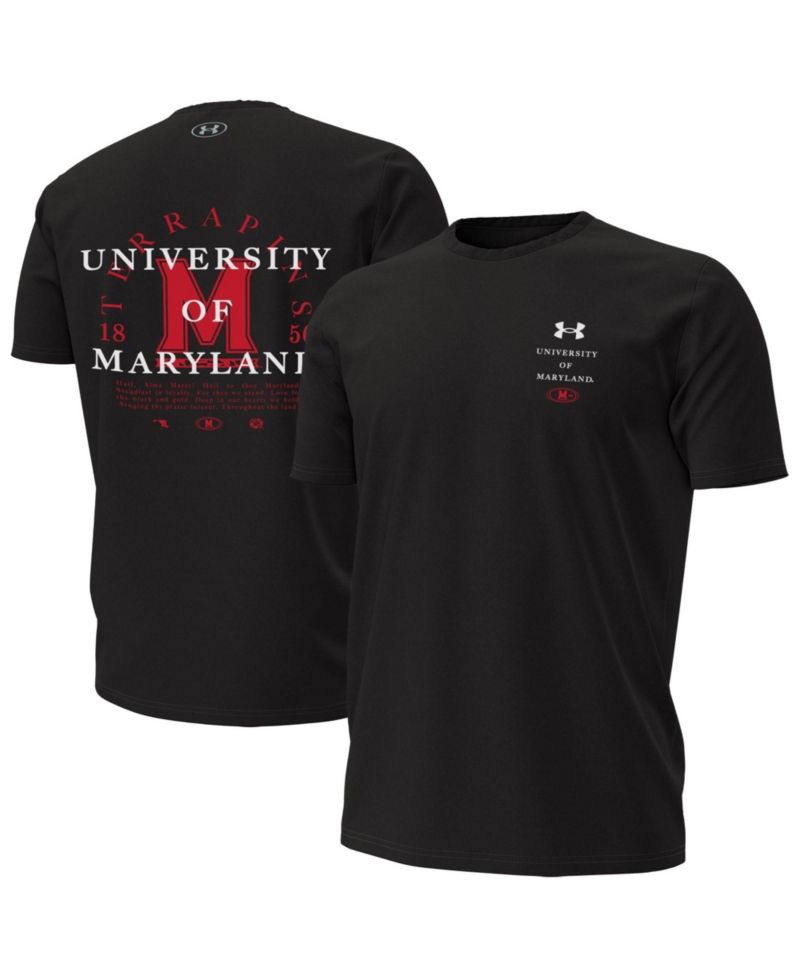 Men's Black Maryland Terrapins 2026 Sideline Performance T-Shirt
