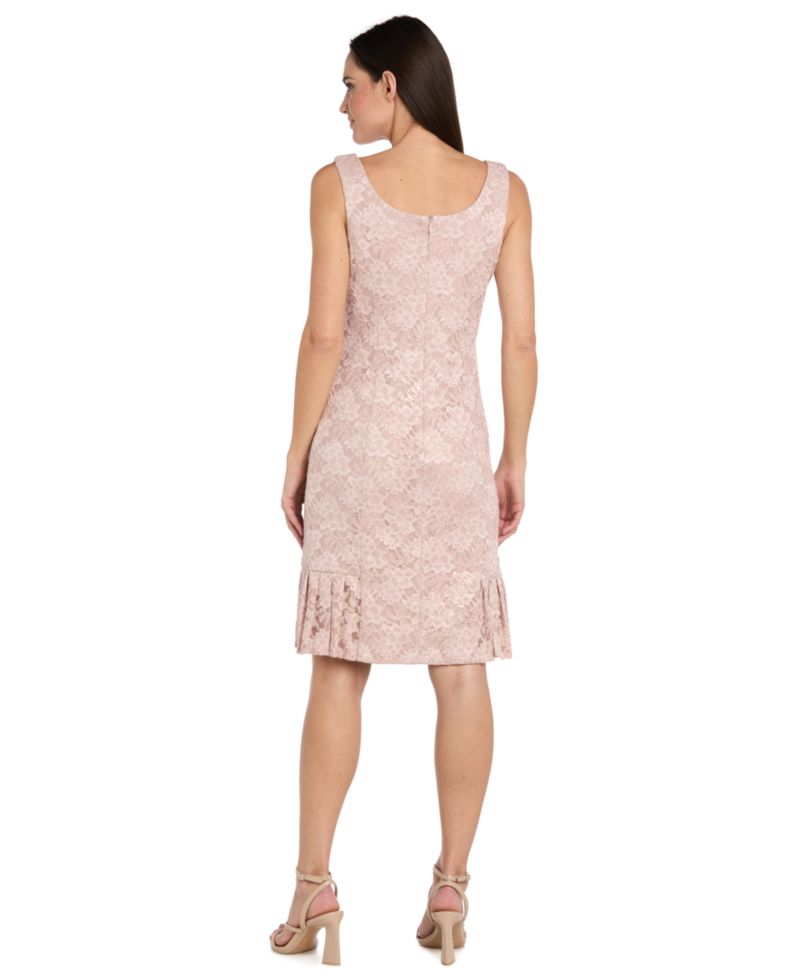 Petite Lace Pleat Hem-Jacket Dress