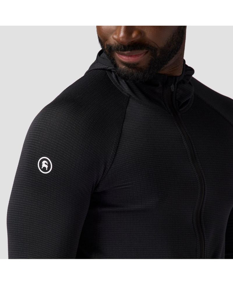 Men's Pines Microgrid Ultra-Lt Baselayer Zip Scuba Top Lightweight Long Underwear Tops