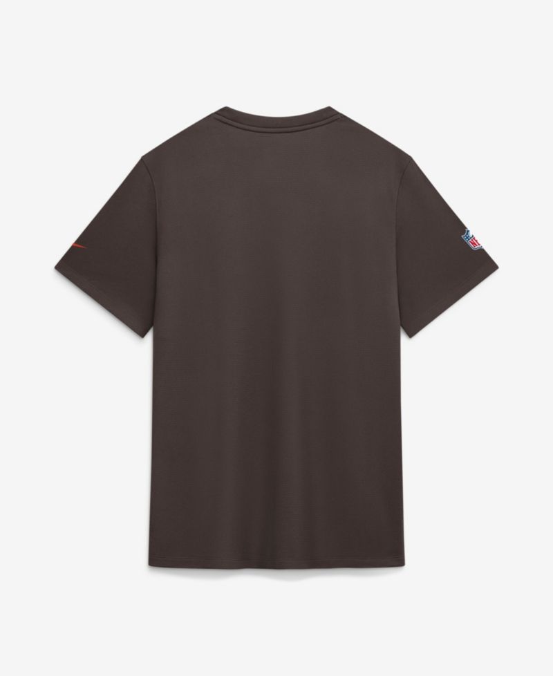 Men's Brown Cleveland Browns Sideline UV Dri-FIT Coaches Shirt