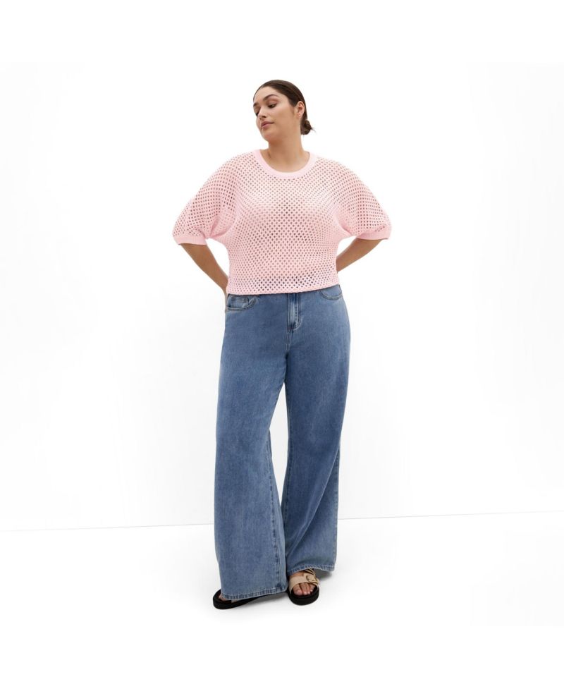 Women's Crochet Knit Top