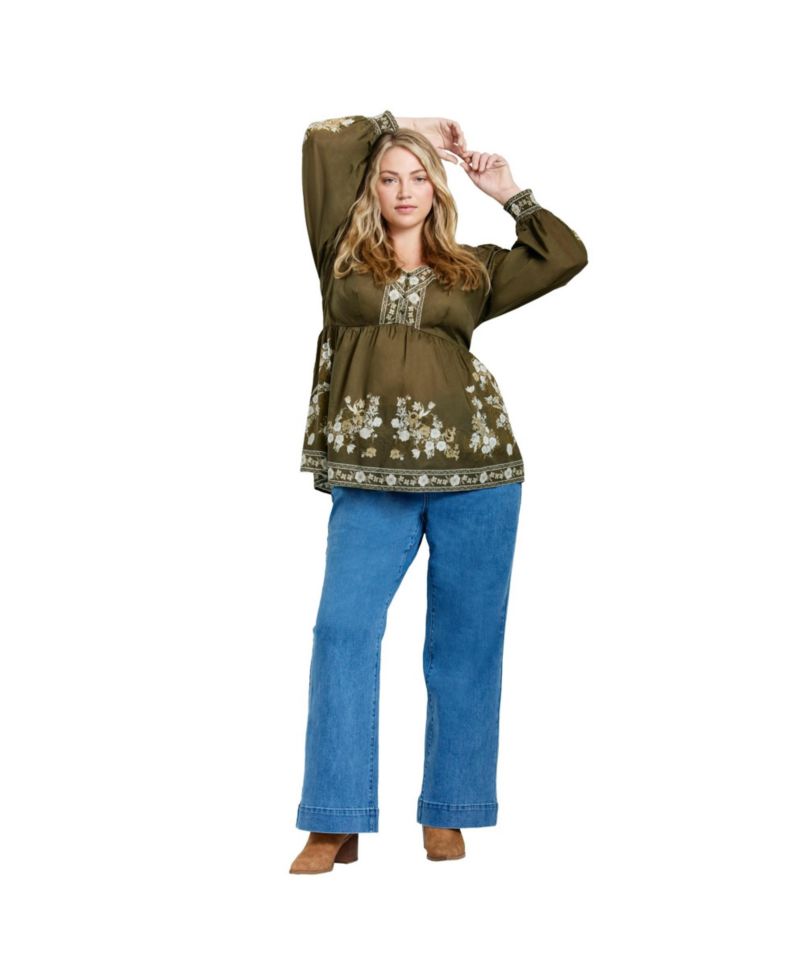 Women's Plus Size Ethereal Escape Top