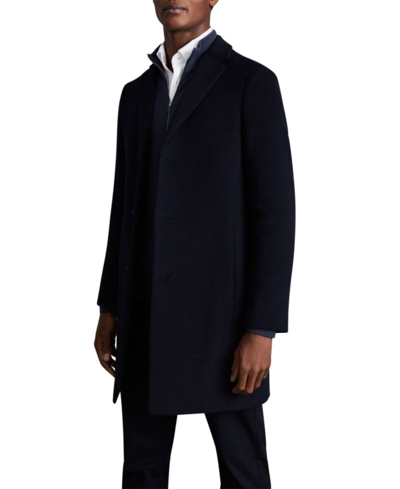 Men's Gable Wool-Blend Single-Breasted Overcoat