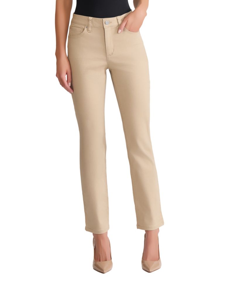 Women's Lexington Mid Rise Straight Leg Denim Jeans