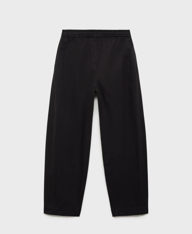 Women's Paper Bag Cotton Pants