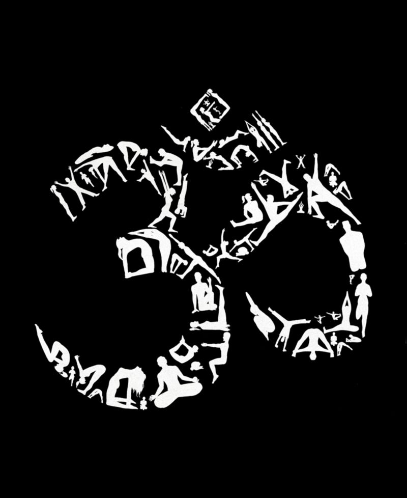 Men's Om Symbol Spiritual Word Art Graphic Tank Top