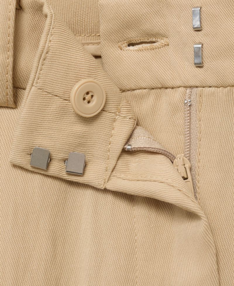Women's Straight Mid-Rise Suit Pants