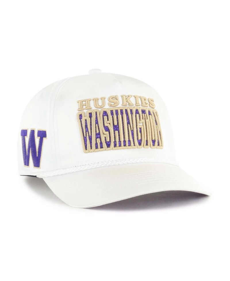 Women's White Washington Huskies Outspoken Hitch Adjustable Hat