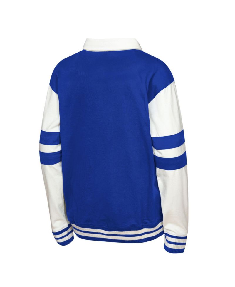 Big Boys and Girls Royal Los Angeles Dodgers Big League Fielder MVP Fashion Sweatshirt