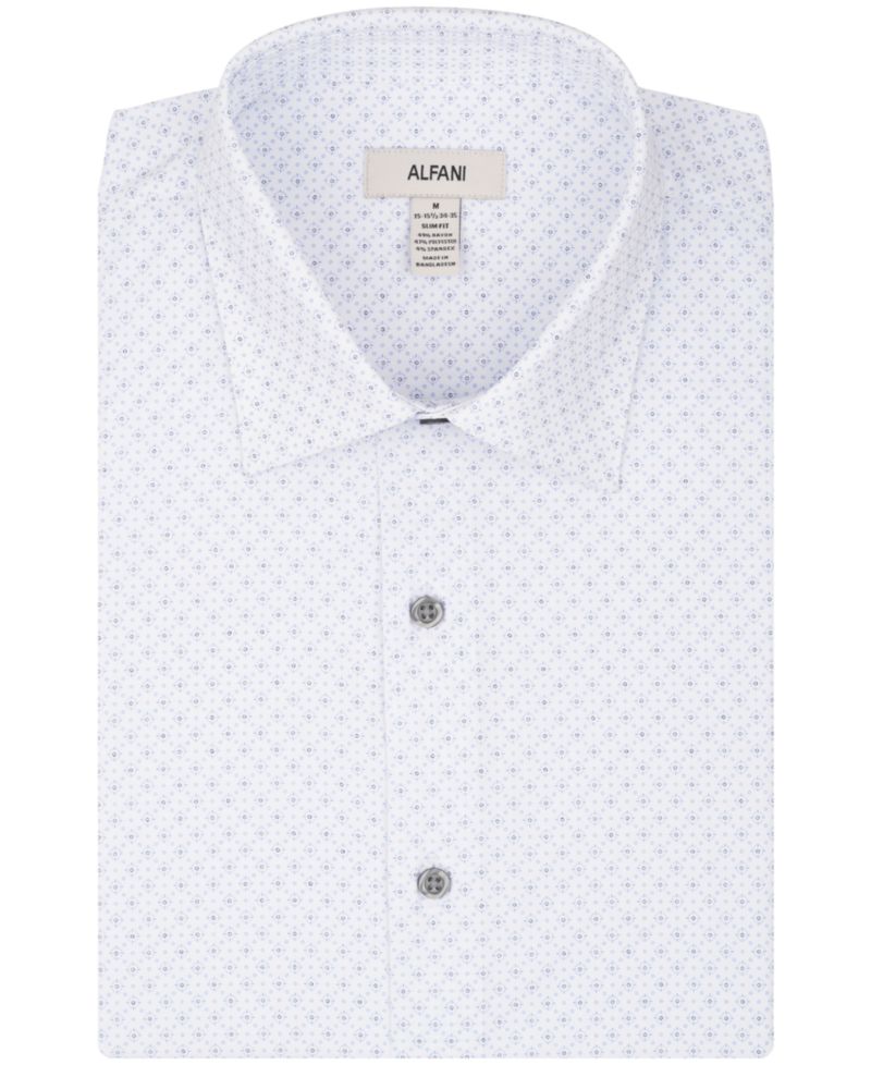 Men's Slim-Fit Stretch Dress Shirt