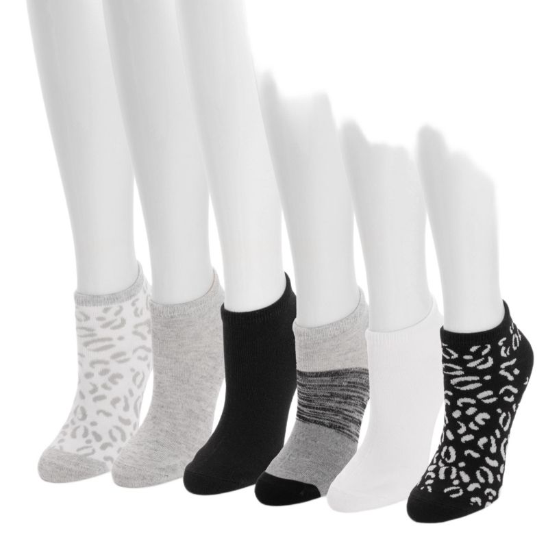 Women's Low Cut Novelty Socks, 6 Pair Pack