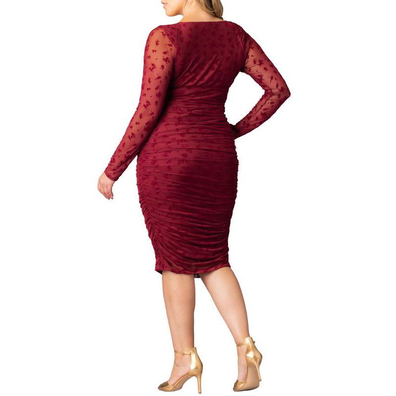 Plus Size Betsey Ruched Body-Con Midi Dress